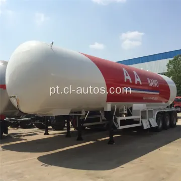 Semi-reboques de tanque LPG 60 CBM Tanker semi trailer para transporte de GLP